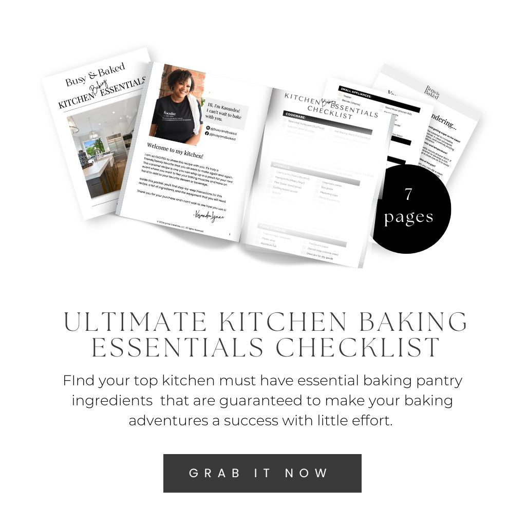 Kitchen Pantry Essentials Checklist