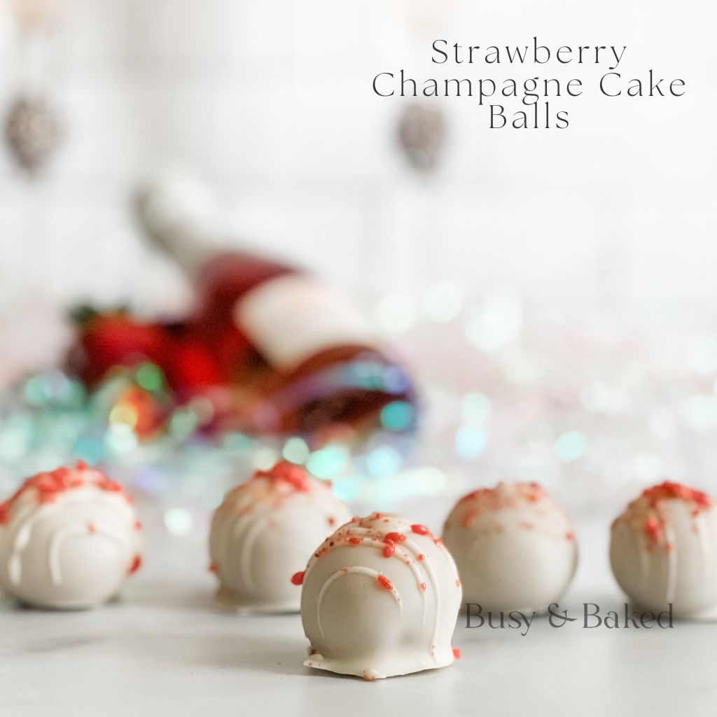 Strawberry & Champagne Cake Balls Recipe