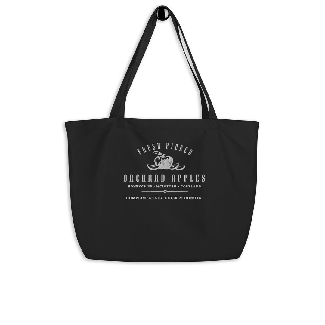 Large Fresh Picked Organic Apple tote bag