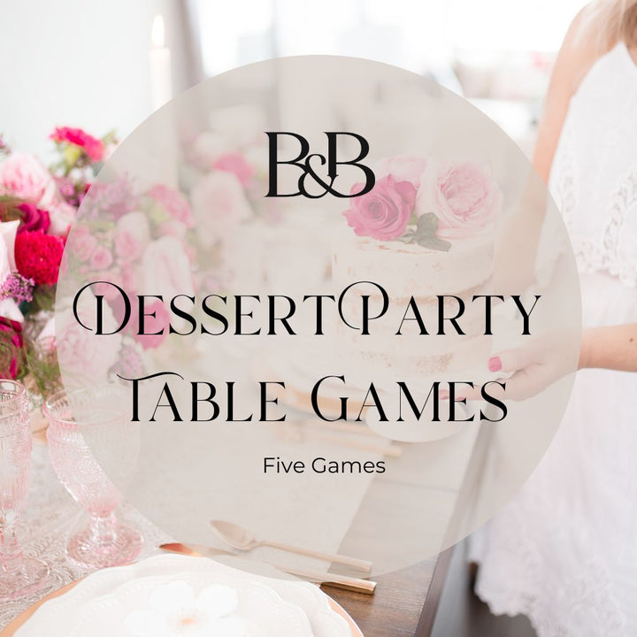 Dessert Party Table Games