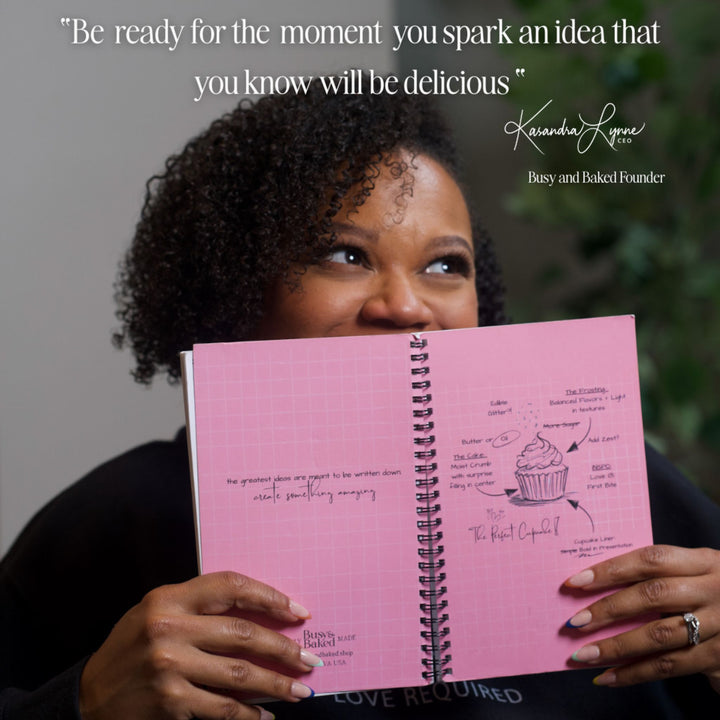 Cupcake Drawing Recipe Ideas Spiral notebook