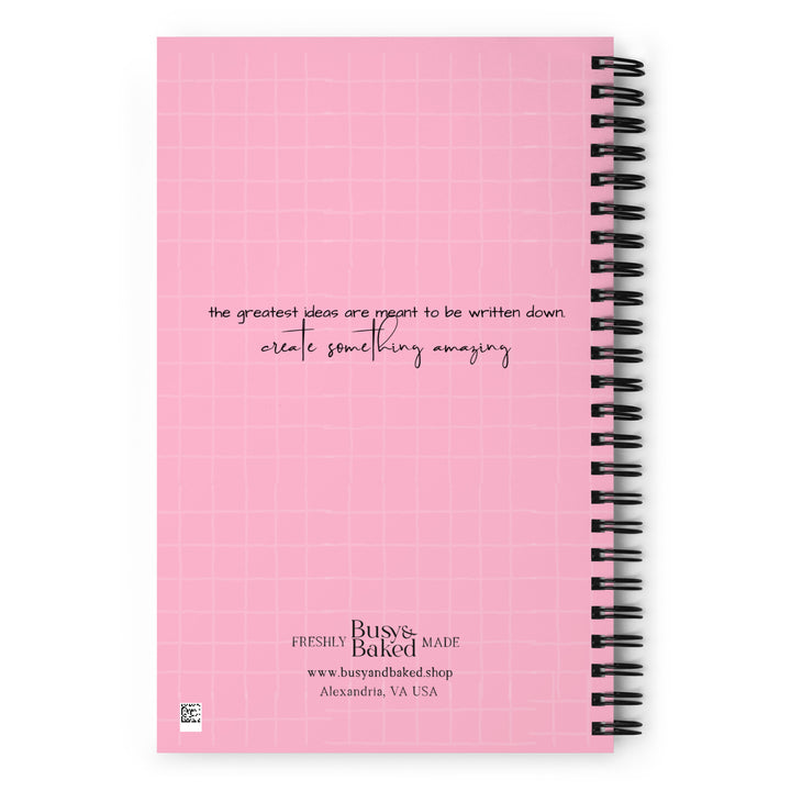 Cupcake Drawing Recipe Ideas Spiral notebook