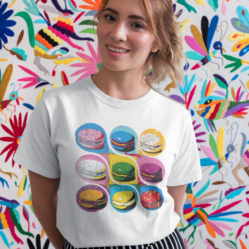 Macaron Madness Pop Art T-shirt