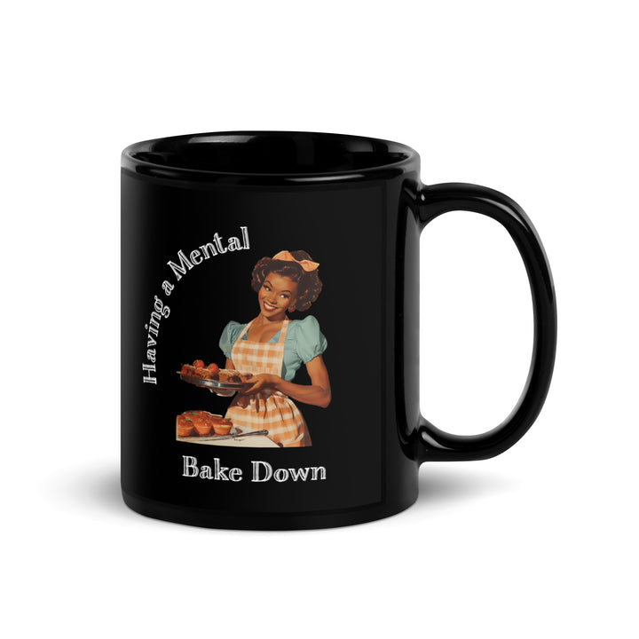 Mental Bake Down Glossy Mug