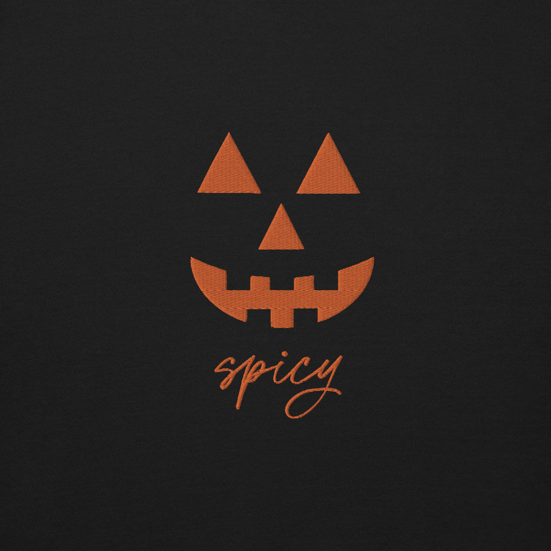 Pumpkin Spicy Embroidered Unisex Premium Sweatshirt