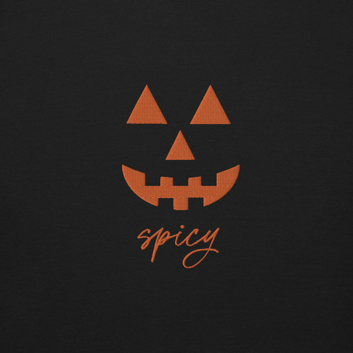 Pumpkin Spicy Embroidered Unisex Premium Sweatshirt