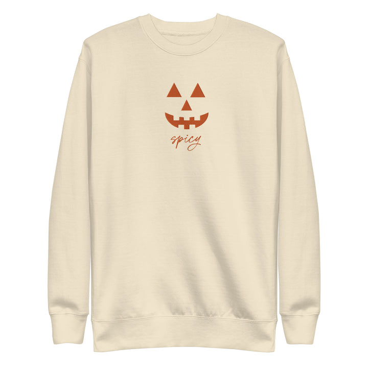 Pumpkin Spicy Embroidered Unisex Premium Sweatshirt